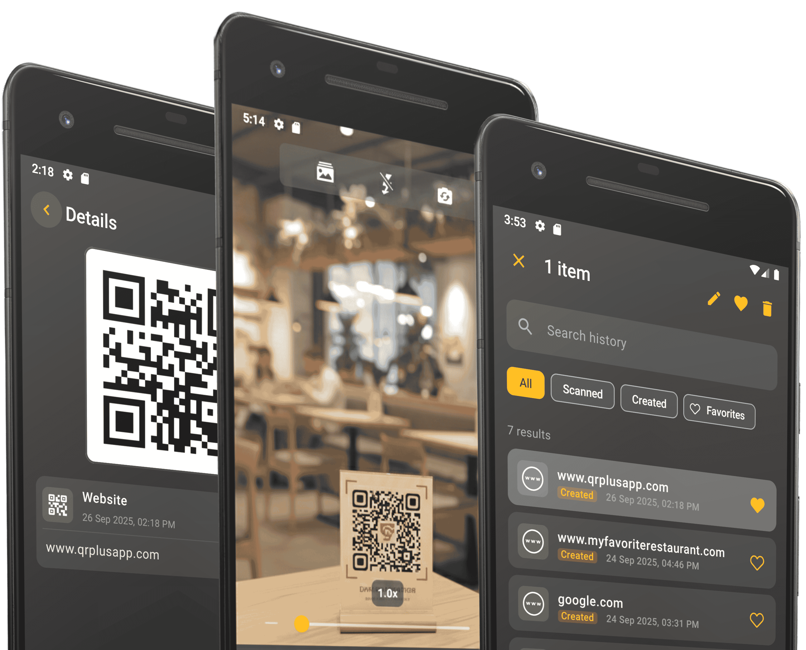 QR Plus App Features